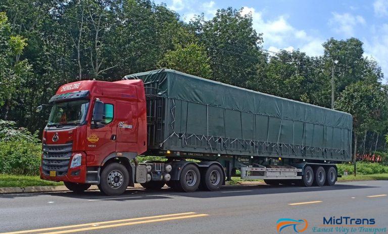Vận chuyển đi Khánh Hòa thuê xe tải đi Nha Trang Xe thùng phủ bạt 15m