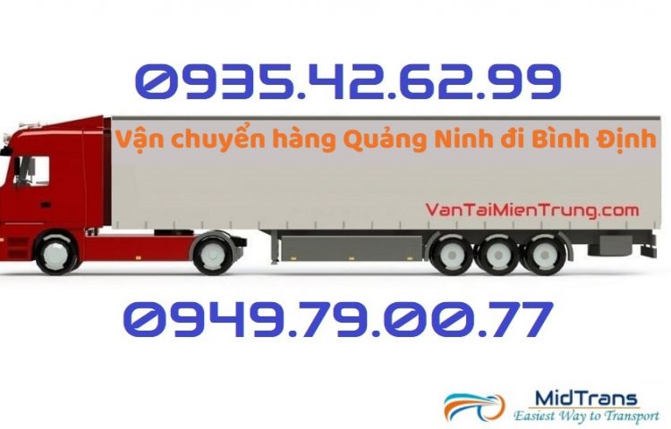 Bảng giá vận chuyển hàng Quảng Ninh đi Bình Định