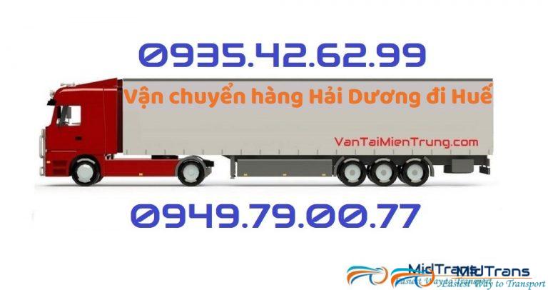 Vận chuyển hàng Hải Dương đi Huế