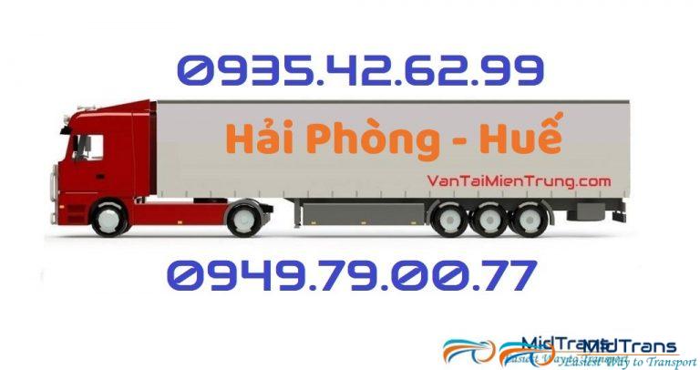 Giá cước vận chuyển hàng Hải Phòng đi Huế