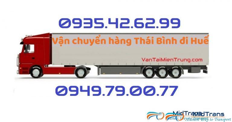 Bảng giá cước vận chuyển hàng Thái Bình đi Huế