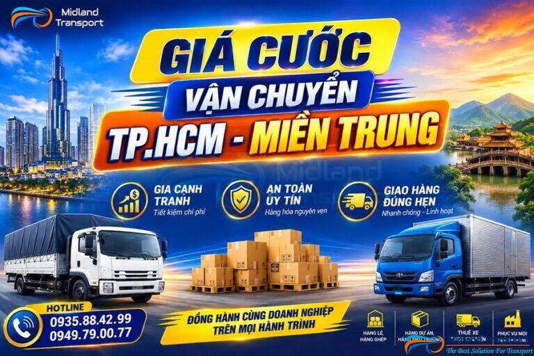 Cước Vận Chuyển Tp.HCM ⇋ Miền Trung