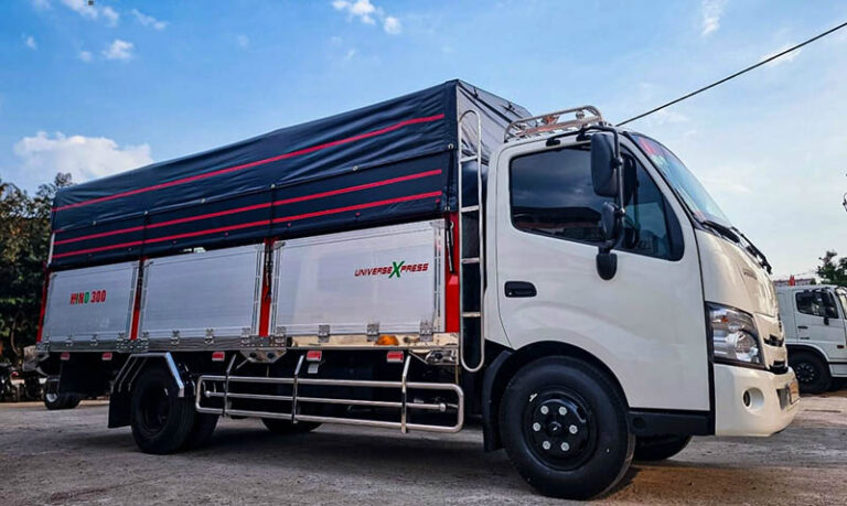 Vận chuyển đi Khánh Hòa thuê xe tải đi Nha Trang Xe 5 tấn mui bạt