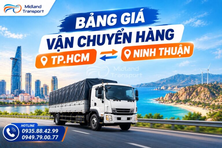 Bảng Giá Vận Chuyển Hàng Tp.HCM ⇋ Ninh Thuận