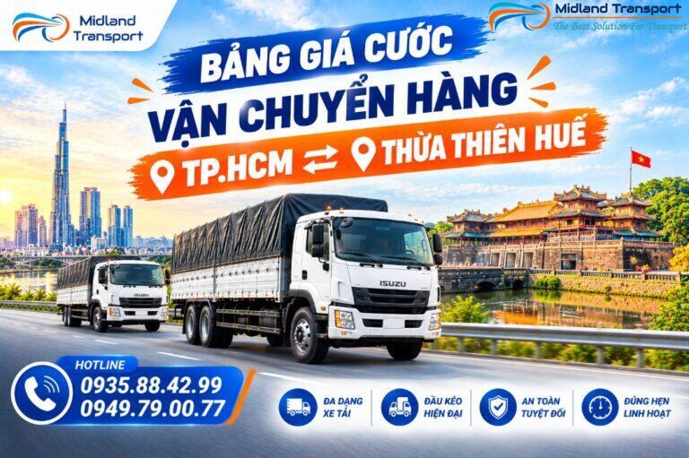 Bảng Giá Vận Chuyển Hàng TP.HCM ⇋ Thừa Thiên Huế