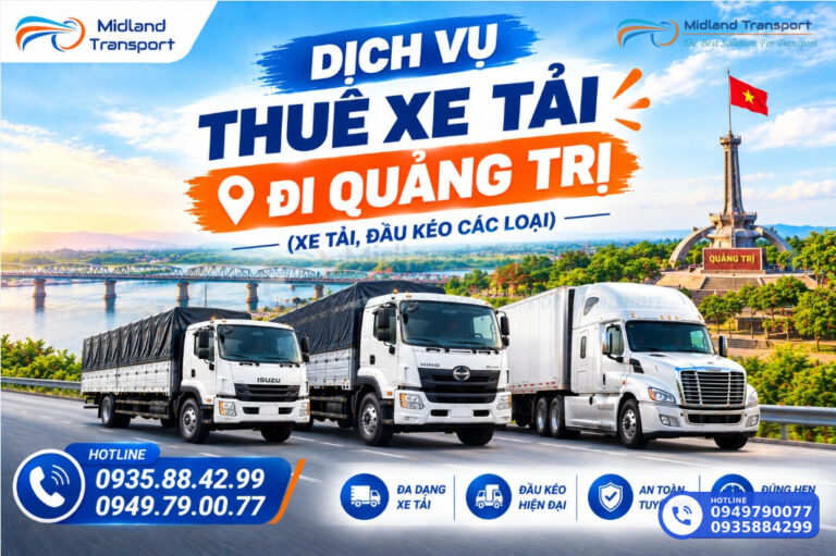 Thuê Xe Tải Chở Hàng Đi Quảng Trị: Nguyên Xe Từ TP.HCM Và Hà Nội